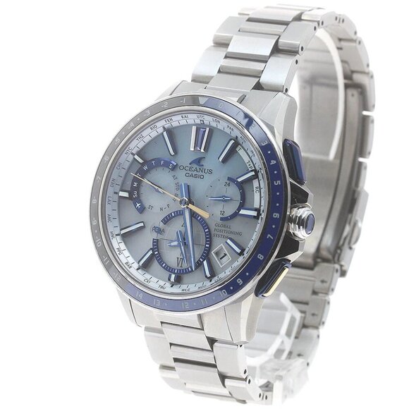 CASIO Oceanus OCW-G1100C-7AJF GPS hybrid Solar Powered Radio Men's